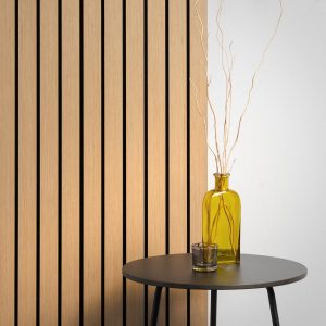 Akustik-Wandpaneele – Klassische Eiche – 240 x 60 cm