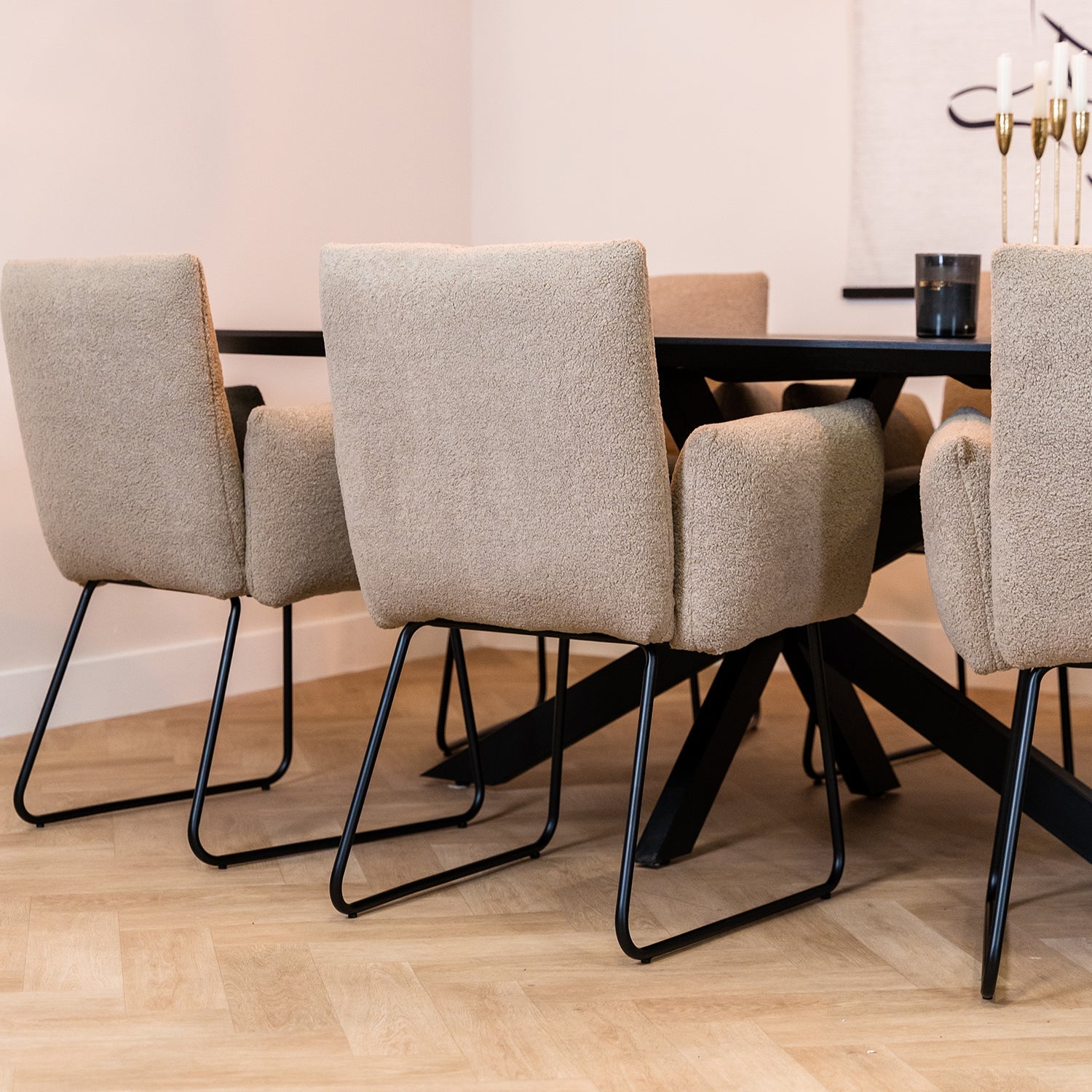 Esszimmerstuhl Dante hellbraun – Bild 8