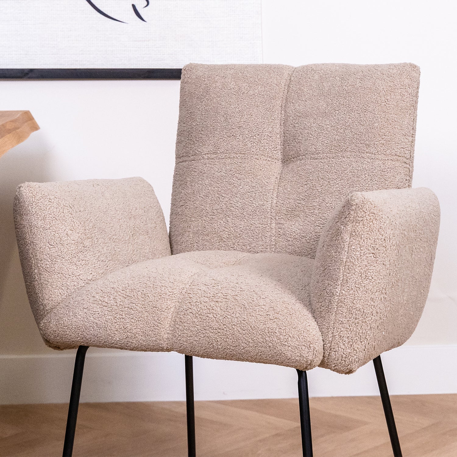 Esszimmerstuhl Dante hellbraun – Bild 4