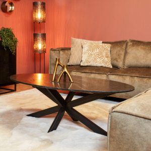 Couchtisch Faye Schwarzer Marmor