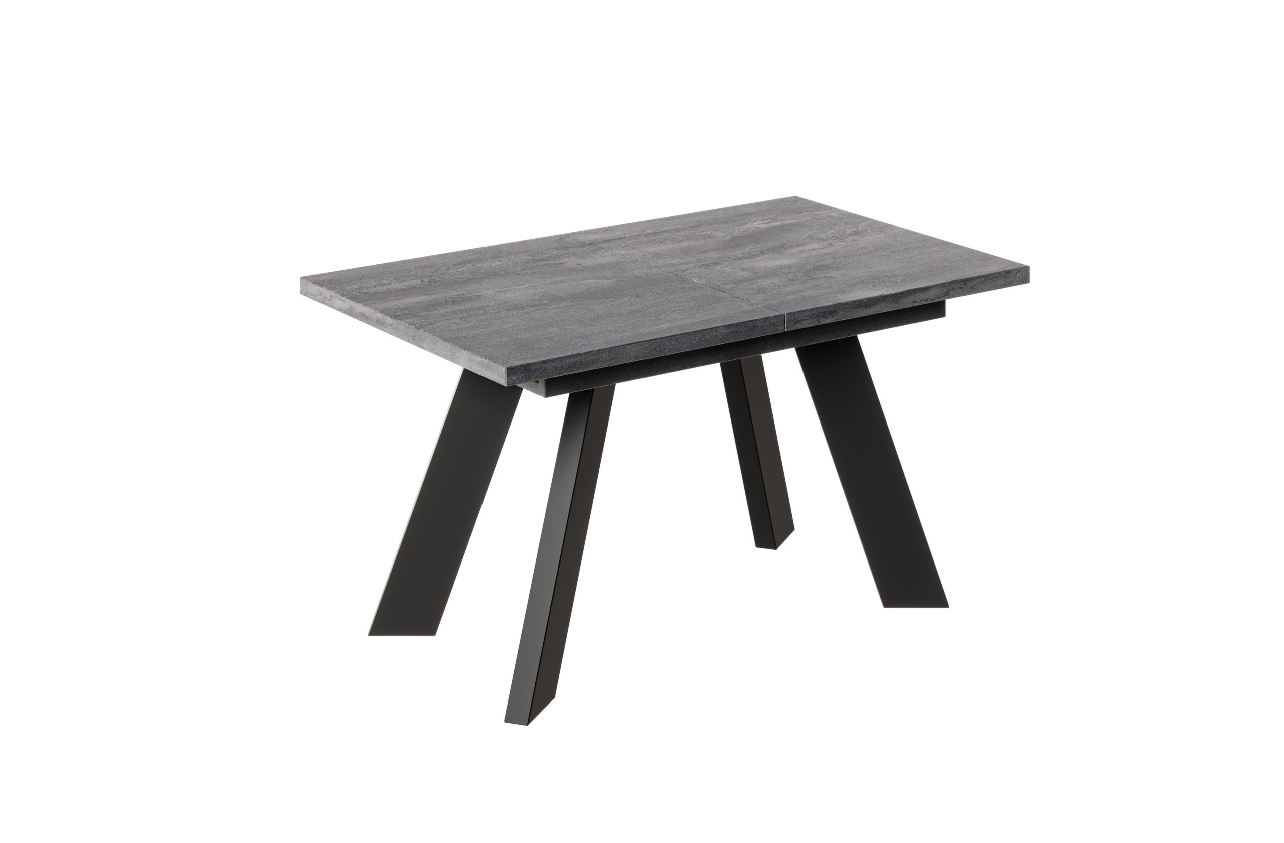 Ausziehbarer Esstisch "Como" 130-210cm (Beton Dunkel) – Bild 4