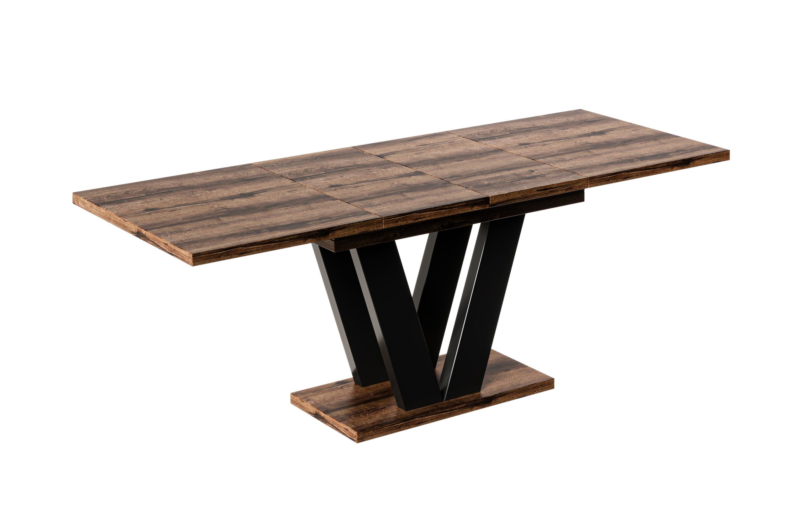 Ausziehbarer Esstisch "Lara" 130-210cm (Eiche Monastery) – Bild 3